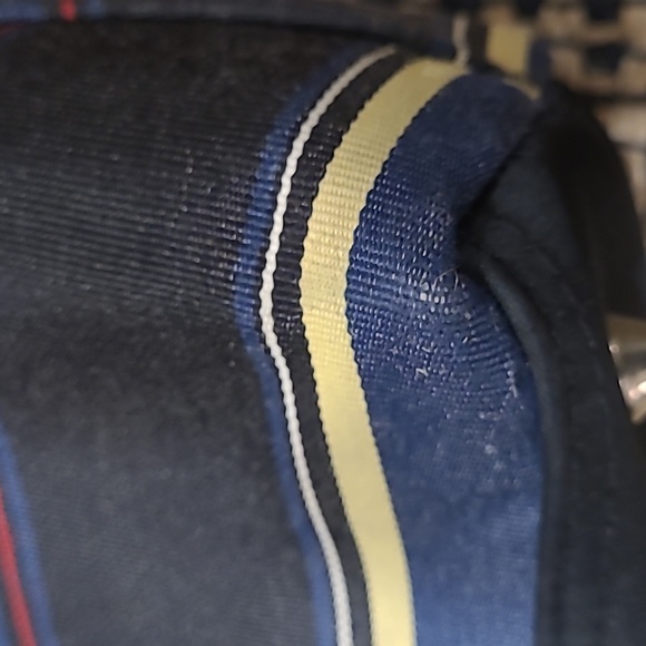 VINTAGE KATE SPADE NEW YORK RAINBOW STRIPE PURSE - Picture 7 of 9